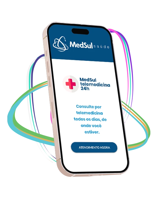 Tela do aplicativo MedSul Saúde