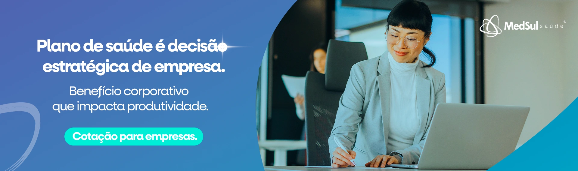 Plano de saúde é decisão estratégica de empresa. Benefício corporativo que impacta produtividade. Cotação para empresas.